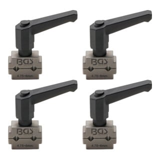 BGS Remleiding klem set 4.75 mm (3/16 inch) 4 delig