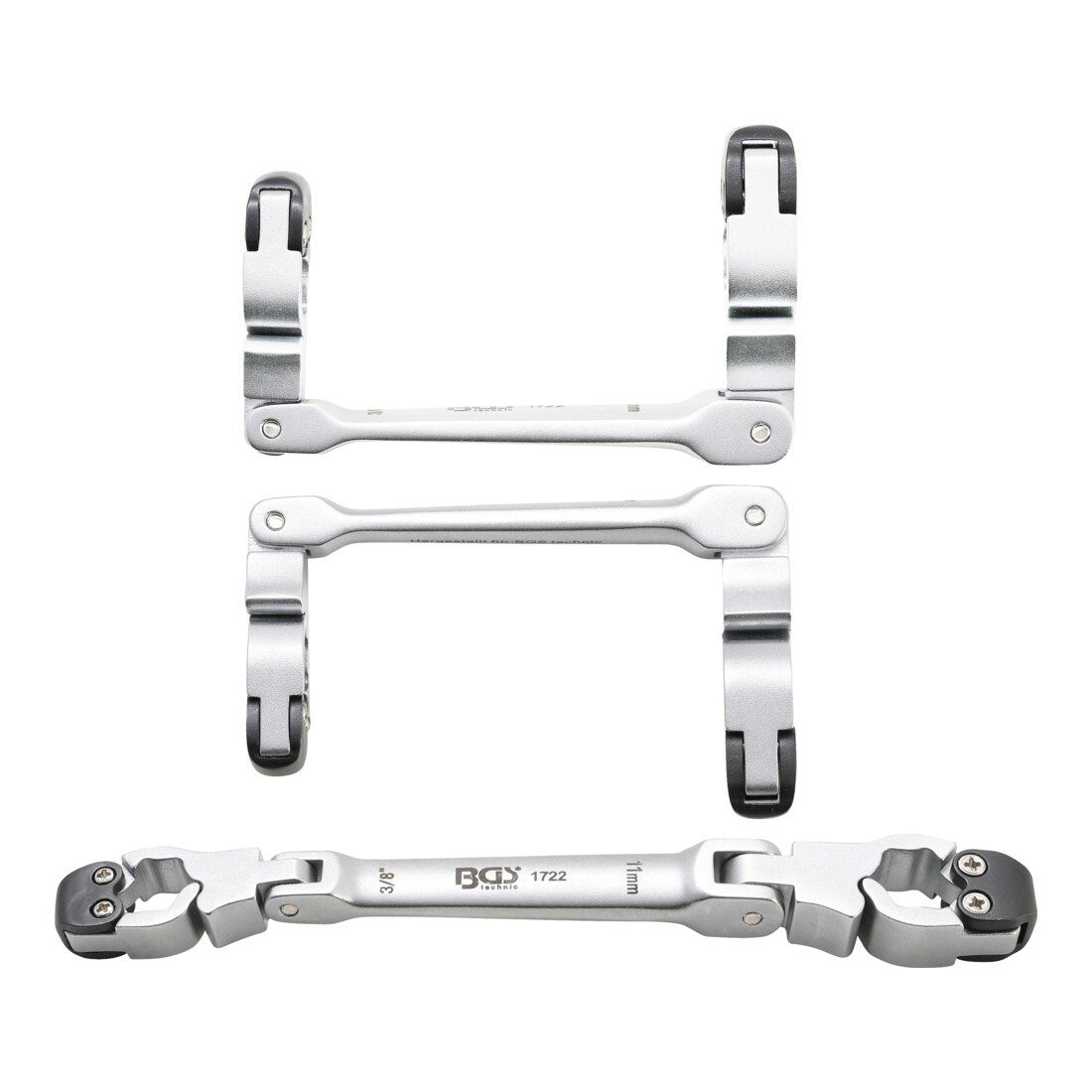 BGS remleidingsleutel met ratelfunctie SW 10 x 11 mm