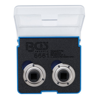BGS remzuiger reset adapter set universeel met 2 & 3 pennen 2 delig