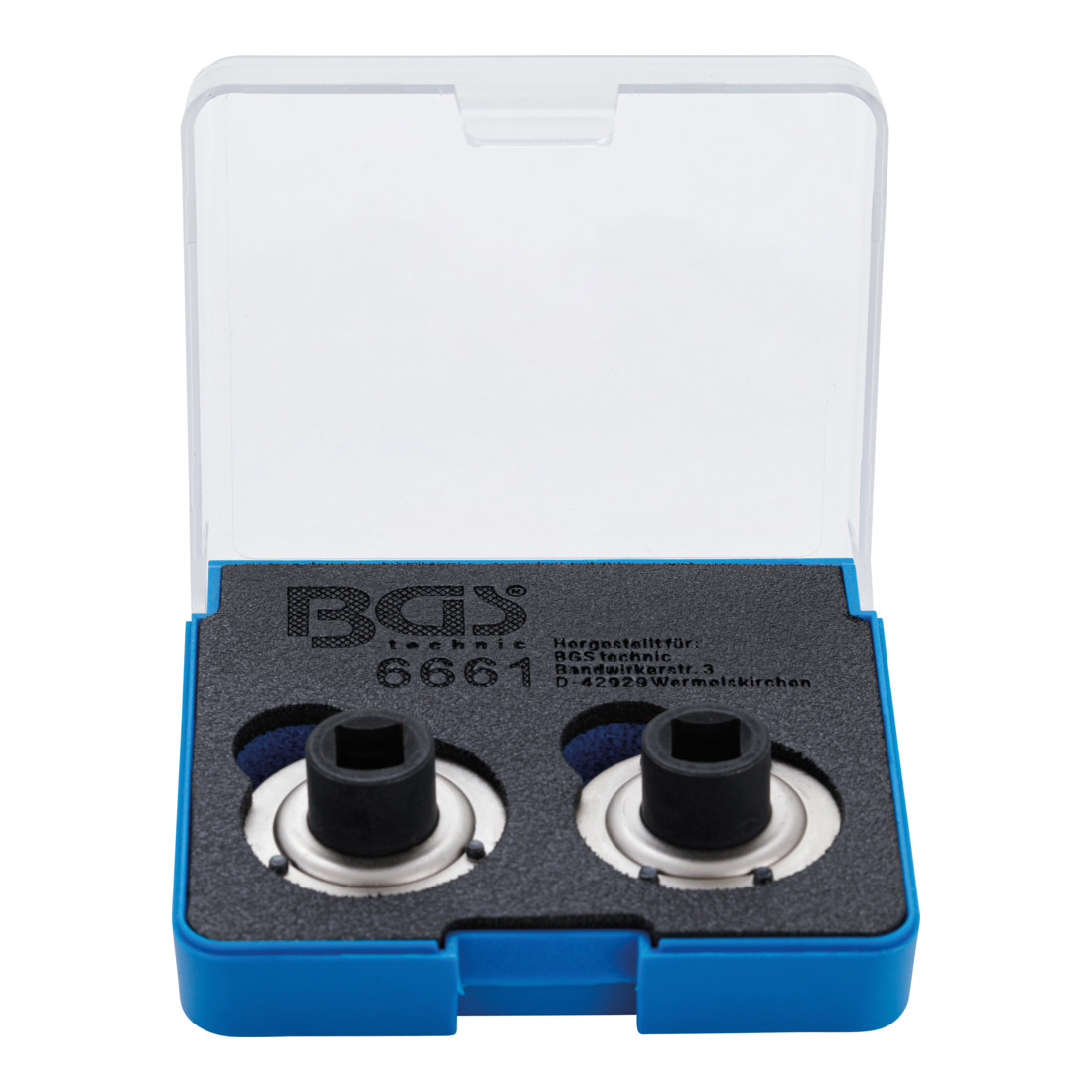 BGS remzuiger reset adapter set universeel met 2 & 3 pennen 2 delig