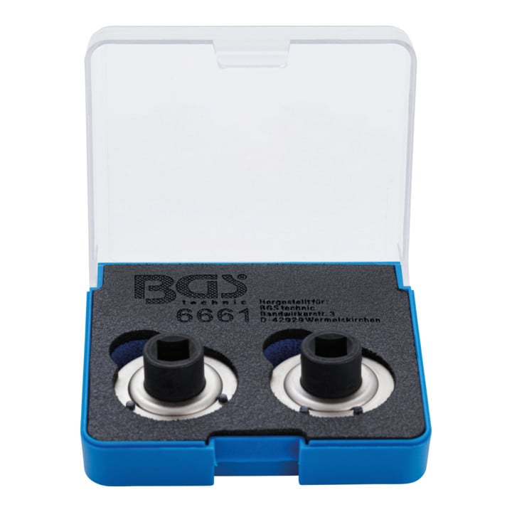 BGS remzuiger reset adapter set universeel met 2 & 3 pennen 2 delig