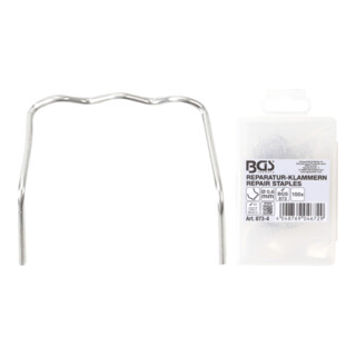 BGS Reparatieklemmen L-vorm Ø 0,6 mm 100 dlg.