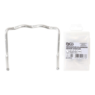 BGS Reparatur-Klammern L-Form Ø 0,8 mm 100-tlg.
