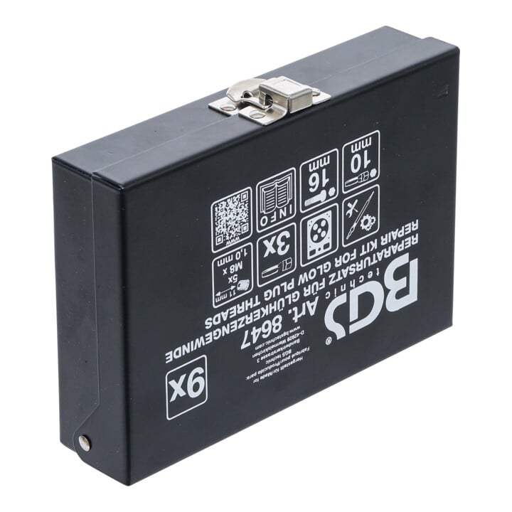 BGS Reparatursatz für Glühkerzengewinde M8 x 1,0