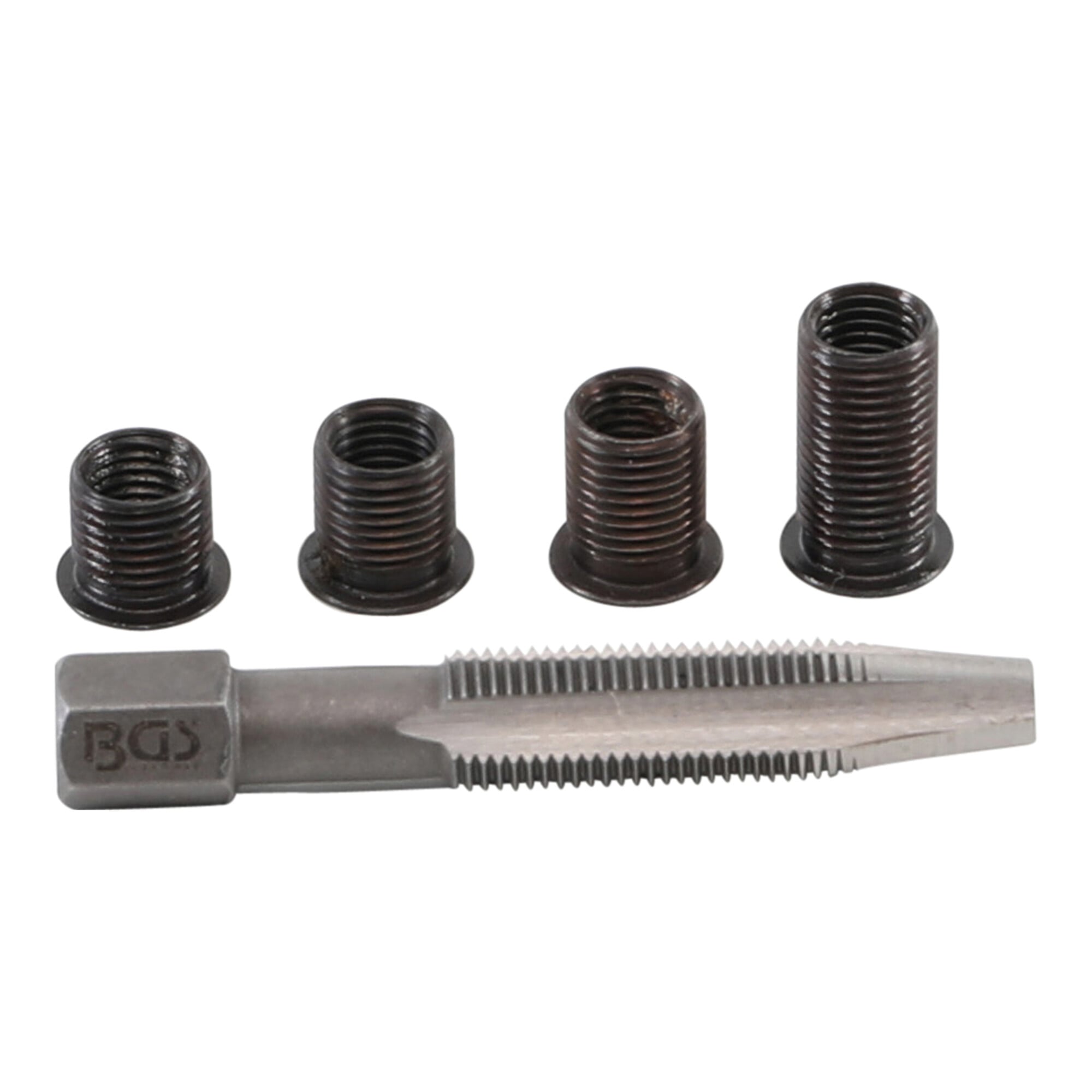 BGS Reparatursatz für Zündkerzengewinde M8 x 1,0 mm 5 teilig ; BGS technic
