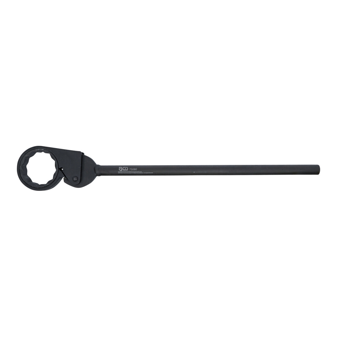 BGS Ringsteeksleutel met vrijloop, SW 80 mm