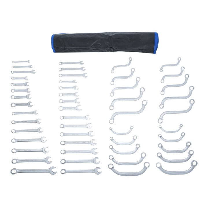 BGS ringsteeksleutels assortiment inch maten / metrisch 50 delig