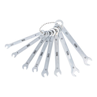 BGS ringsteeksleutelset mini uitvoering SW 4 - 10 mm 8 delig