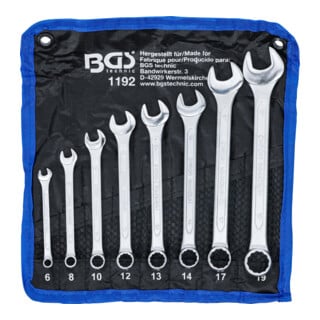 BGS ringsteeksleutelset SW 6 - 19 mm 8 dlg.