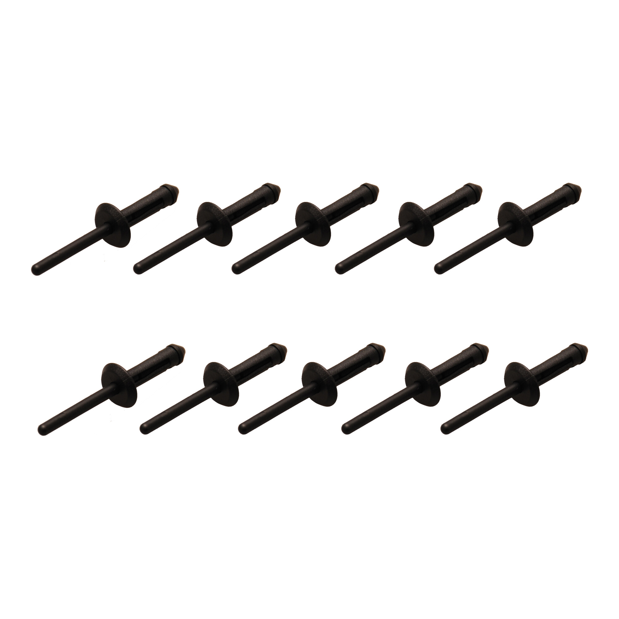 Rivet Pop Plastique BGS – 6,6 X 17,2 Mm, Lot De 10, Pour Art. 8463