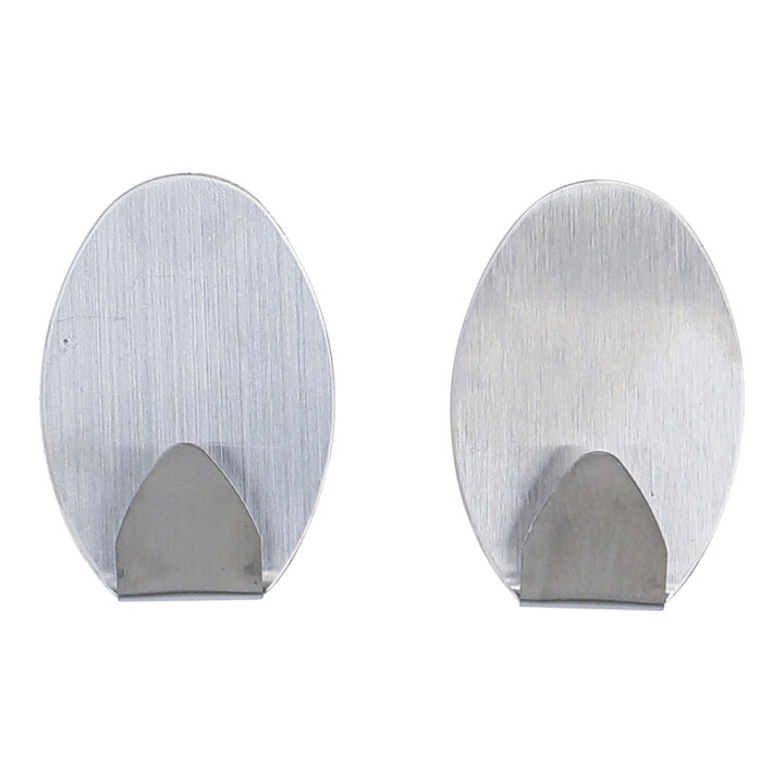 BGS Roestvrij stalen handdoekhaken | 35 x 50 mm | 1,0 kg | 2-dlg.