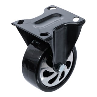BGS Roue fixe avec plaque de montage pour art. 4107, 4204, 4205, 4206, 4199