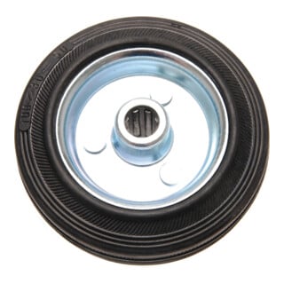 BGS Roue pleine en caoutchouc Jantes en acier Ø 100 mm