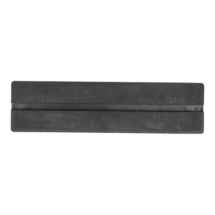 BGS Rubberen pad | met groef | voor hefplatforms | 373 x 100 x 35 mm