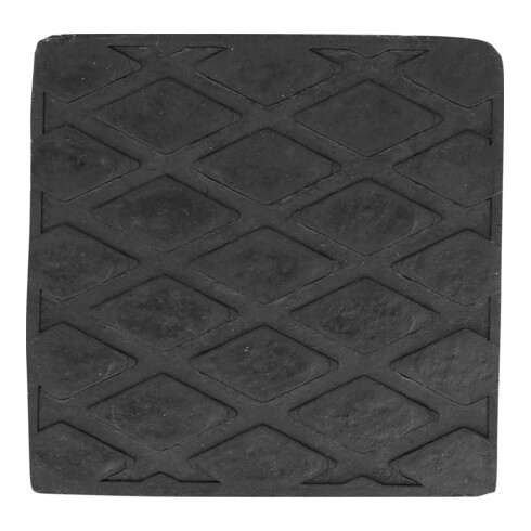 BGS Rubberen pad | voor hefplatforms | 116,5 x 116,5 x 36,5 mm