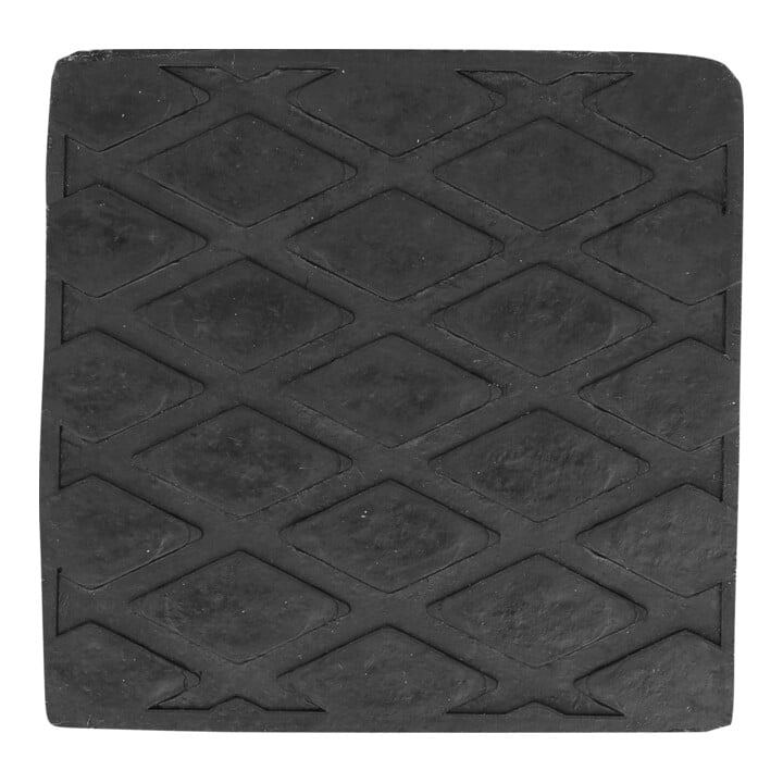 BGS Rubberen pad | voor hefplatforms | 116,5 x 116,5 x 36,5 mm