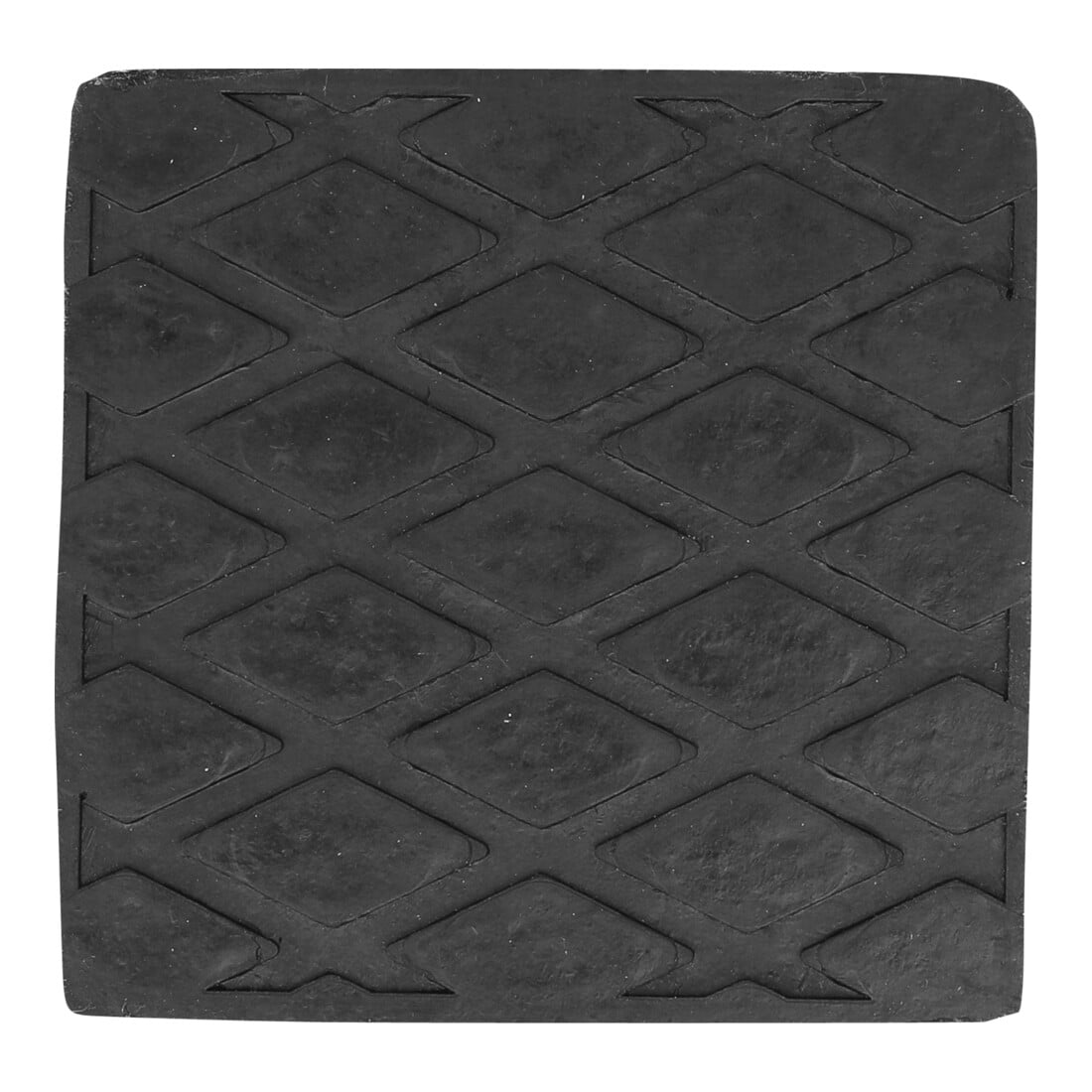 BGS Rubberen pad | voor hefplatforms | 116,5 x 116,5 x 36,5 mm