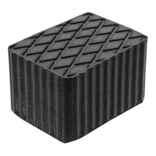 BGS Rubberen pad | voor hefplatforms | 160 x 120 x 100 mm