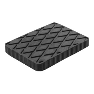 BGS Rubberen pad | voor hefplatforms | 160 x 120 x 20 mm