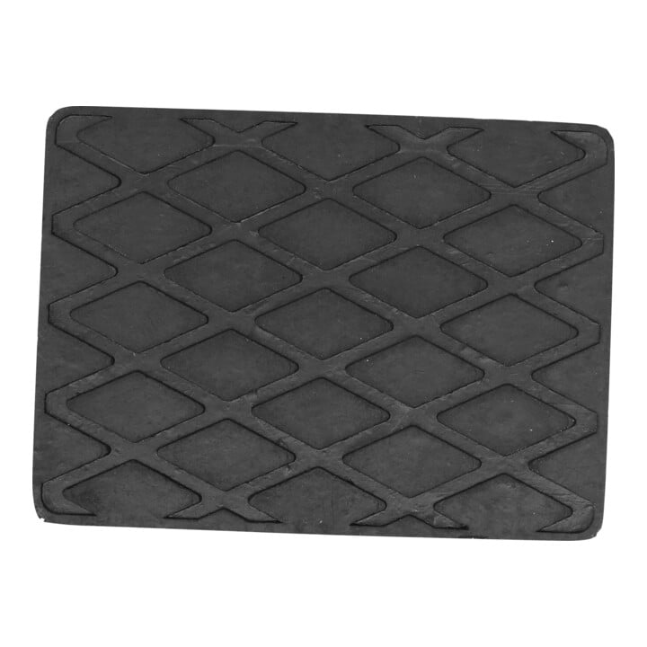 BGS Rubberen pad | voor hefplatforms | 160 x 120 x 20 mm
