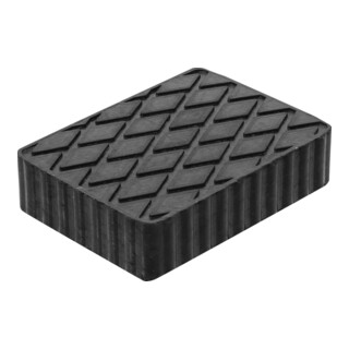 BGS Rubberen pad | voor hefplatforms | 160 x 120 x 40 mm