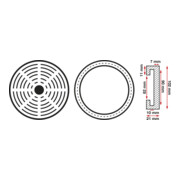 BGS Rubberschijf | voor hefplatforms | Ø 100 mm-3
