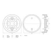 BGS Rubberschijf | voor hefplatforms | Ø 120 mm-5