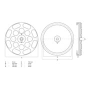 BGS Rubberschijf | voor hefplatforms | Ø 120 mm-2