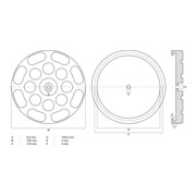 BGS Rubberschijf | voor hefplatforms | Ø 120 mm-2