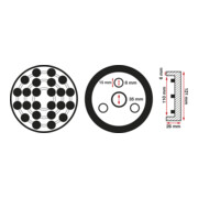BGS Rubberschijf | voor hefplatforms | Ø 120 mm-3