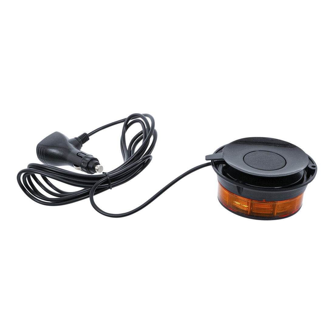 BGS Rundumkennleuchte, gelb, mit Magnet, 12 V / 24 V, Ø 130 mm