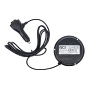 BGS Rundumkennleuchte, gelb, mit Magnet, 12 V / 24 V, Ø 130 mm-4