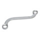 BGS S-Form Doppel-Ringschlüssel Zwölfkant 30742, SW 12 x 13 mm-1