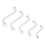BGS S-vormige dubbele ringsleutelset inch maten SW 3/8 inch - 3/4 inch 5 delig-2
