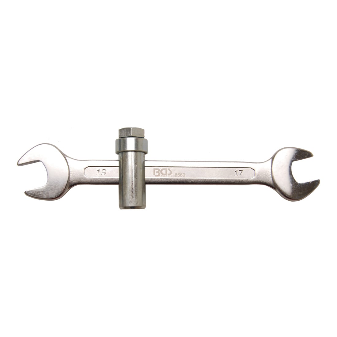 BGS Sanitärschlüssel 8560, mit Schiebestück M10, SW 17x19 mm