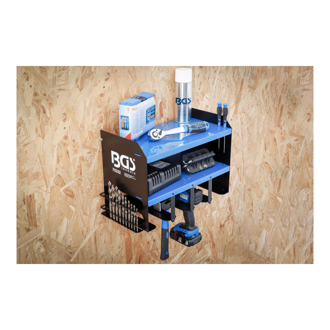 BGS Scaffale da parete per utensili a batteria