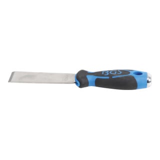 BGS Schaber rostfrei schwerer 2-Komponenten-Gummigriff mit Loch