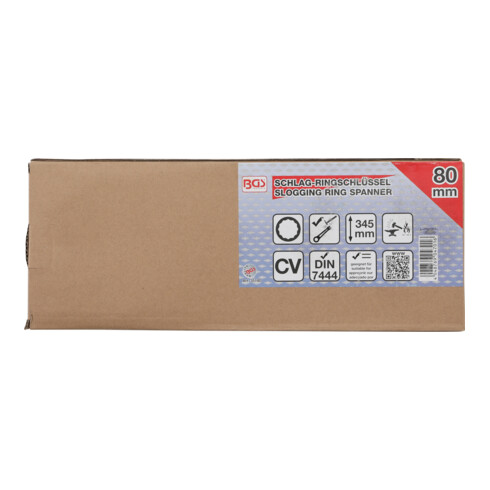 BGS Schlag-Ringschlüssel 35180, SW 80 mm