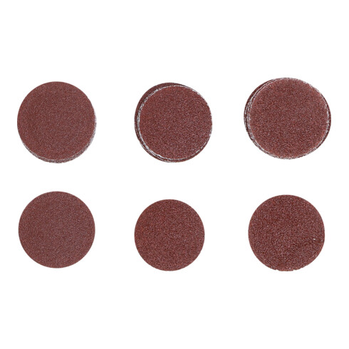 BGS Schleifblatt-Satz für Exzenterschleifer Ø 30 mm K 60 - 80 - 120 30-tlg.
