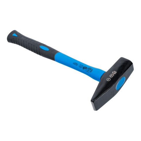 BGS Schlosserhammer 3856, Fiberglasstiel, DIN 1041, 1000 g