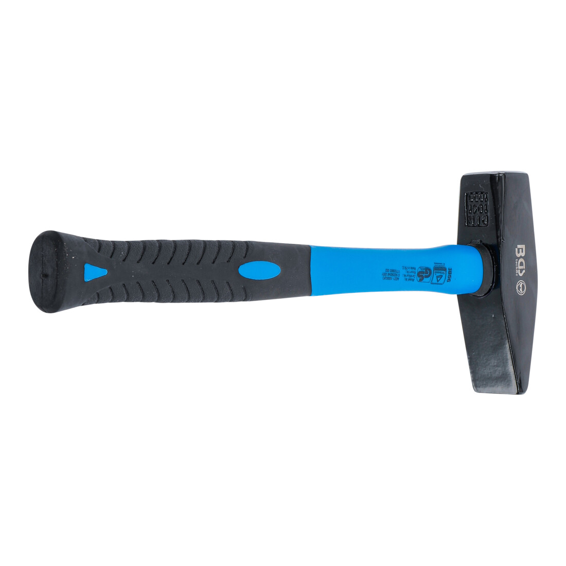 BGS Schlosserhammer 3856, Fiberglasstiel, DIN 1041, 1000 g