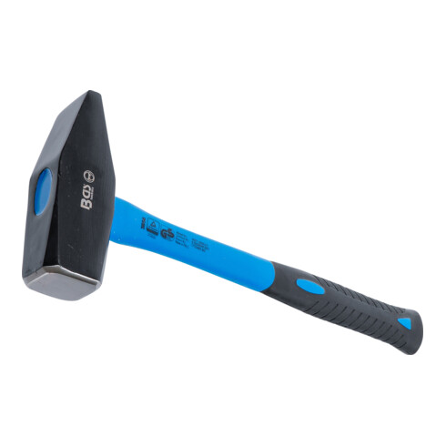 BGS Schlosserhammer 3858, Fiberglasstiel, DIN 1041, 2000 g