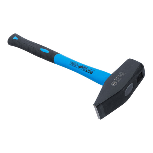 BGS Schlosserhammer 3858, Fiberglasstiel, DIN 1041, 2000 g