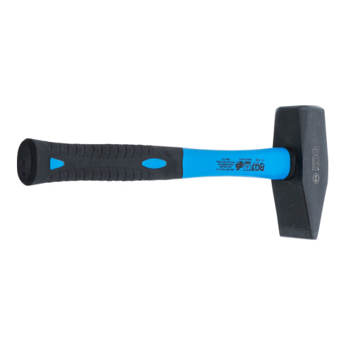 BGS Schlosserhammer 3858, Fiberglasstiel, DIN 1041, 2000 g