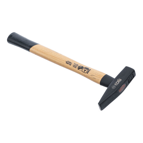 BGS Schlosserhammer 52302, Hickory-Stiel, DIN 1041, 200 g
