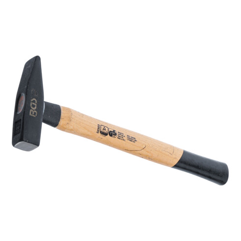 BGS Schlosserhammer 52303, Hickory-Stiel, DIN 1041, 300 g