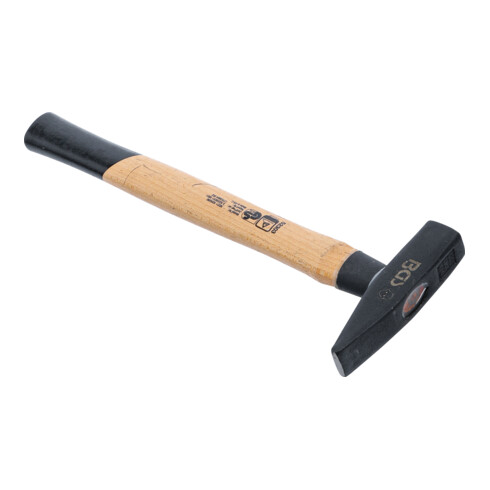 BGS Schlosserhammer 52303, Hickory-Stiel, DIN 1041, 300 g