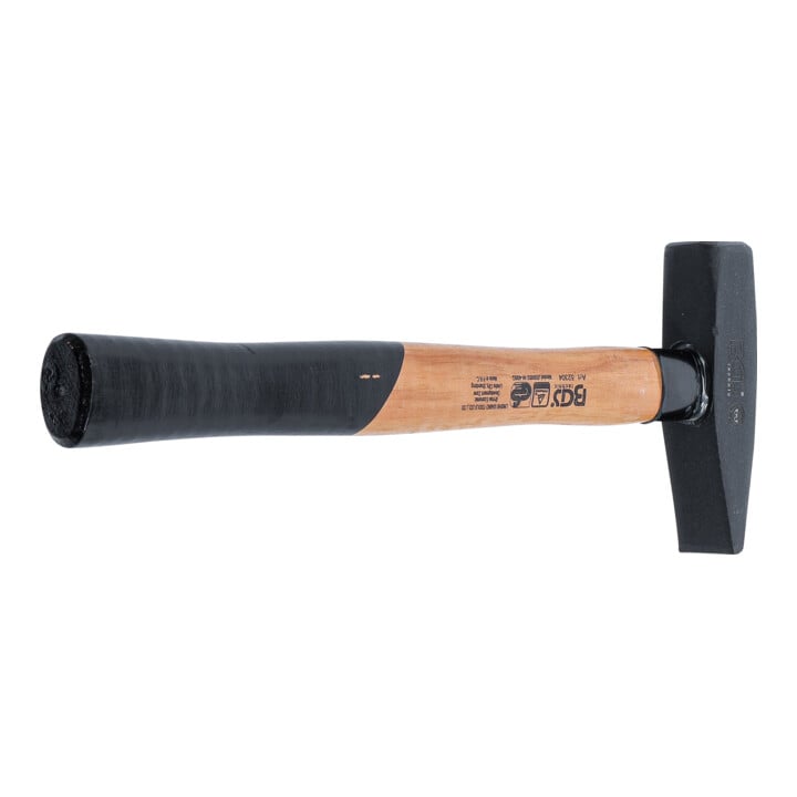 BGS Schlosserhammer 52304, Hickory-Stiel, DIN 1041, 400 g