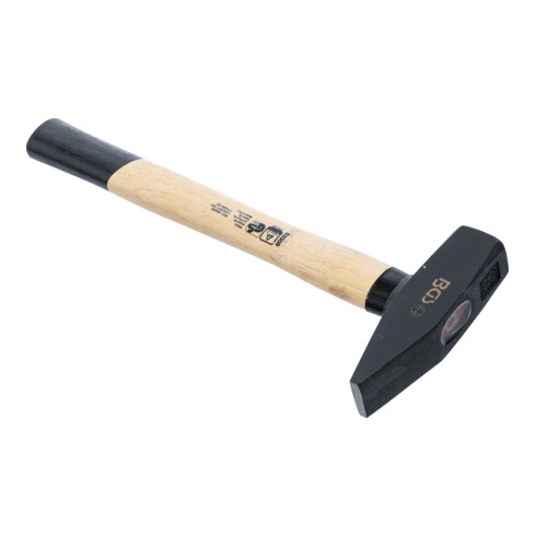 BGS Schlosserhammer 52308, Hickory-Stiel, DIN 1041, 800 g