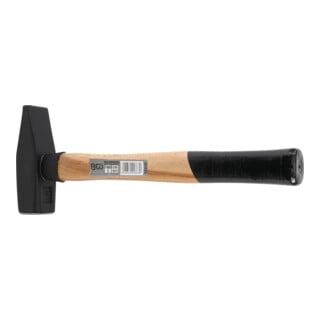 BGS Schlosserhammer 52310, Hickory-Stiel, DIN 1041, 1000 g